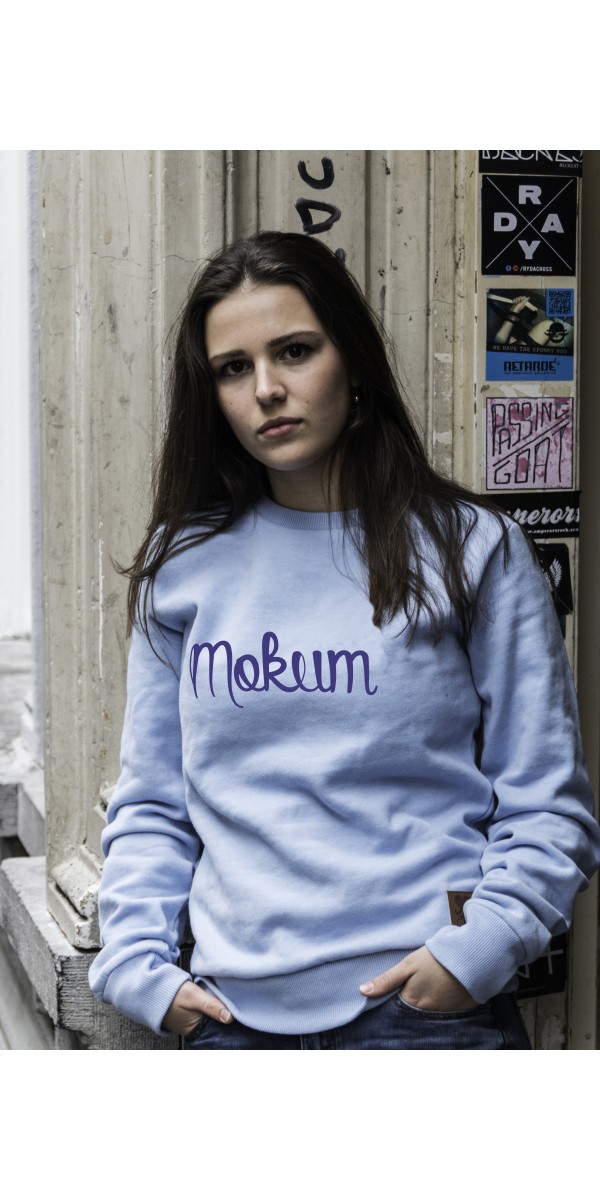 Sweater Licht blauw | Mokum blauw